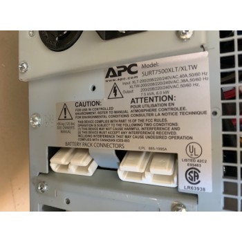 APC SURT7500XLT/XLTW Smart UPS